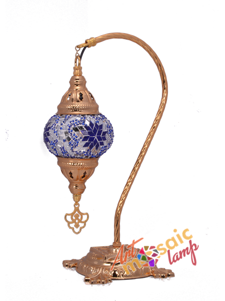 Camel Neck Gold Mosaic Lamp 10303-G-8 Camel Neck Gold Mosaic Lamp 10303-G