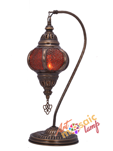 Camel Neck Moroccan Mosaic Lamp 14300-14 Camel Neck Moroccan Mosaic Lamp 14300