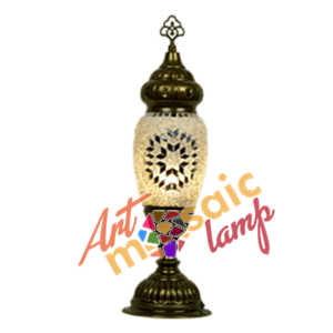 Night Lighthouse Mosaic Table Lamp 16310