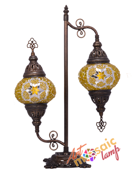 Turkish Style Double Glass Mosaic Street Lamp 13321-4 Turkish Style Double Glass Mosaic Street Lamp 13321