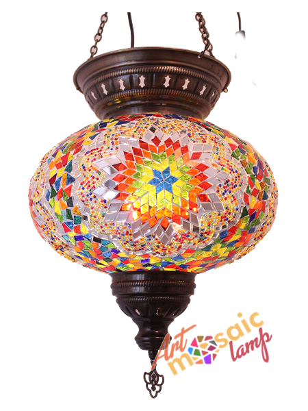 Hanging Mosaic Lamp 34000-2 Hanging Mosaic Lamp 34000