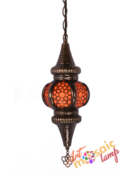 Inlaid Hanging Moroccan Lamp 14002-2 Inlaid Hanging Moroccan Lamp 14002