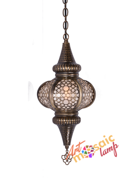 Inlaid Hanging Moroccan Lamp 21002-3 Inlaid Hanging Moroccan Lamp 21002