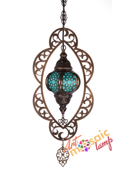 Moroccan Hanging Mosaic Lamp 14005-2 Moroccan Hanging Mosaic Lamp 14005