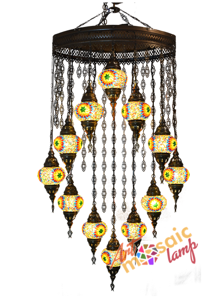 Mosaic Curtain Chandelier 13012-Z Mosaic Curtain Chandelier 13012-Z