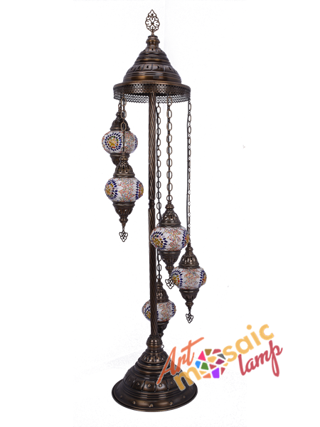 Mosaic Floor Lamp 13050-8 Mosaic Floor Lamp 13050