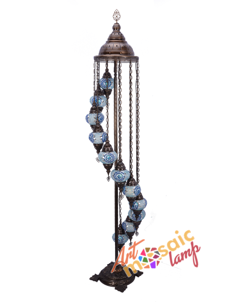 Mosaic Floor Lamp 13110-2 Mosaic Floor Lamp 13110