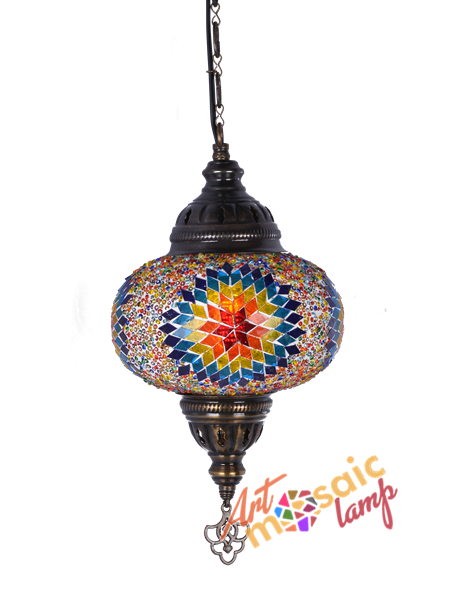 Single Pendant Mosaic Lamp 19001-2 Single Pendant Mosaic Lamp 19001