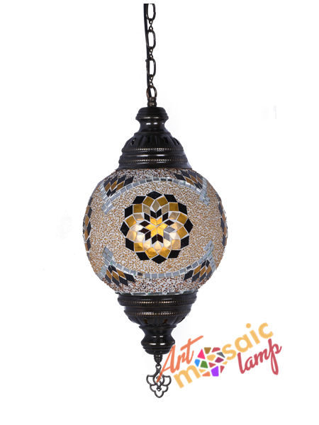 Single Pendant Mosaic Lamp 20001-4 Single Pendant Mosaic Lamp 20001