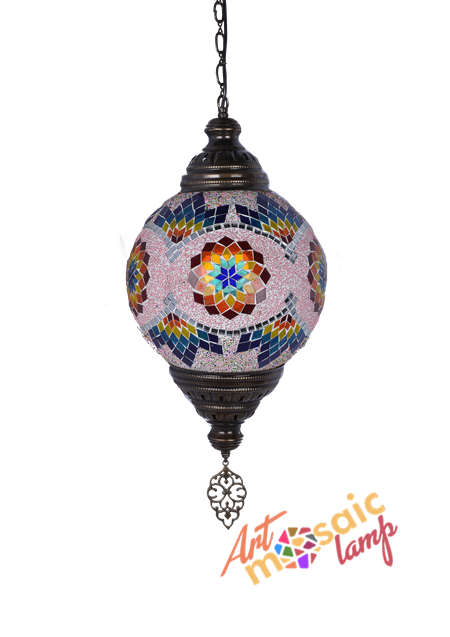 Single Pendant Mosaic Lamp 25001-2 Single Pendant Mosaic Lamp 25001