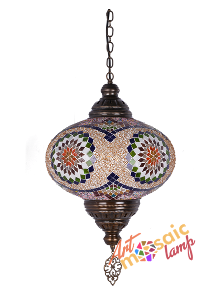 Single Pendant Mosaic Lamp 34001-2 Single Pendant Mosaic Lamp 34001