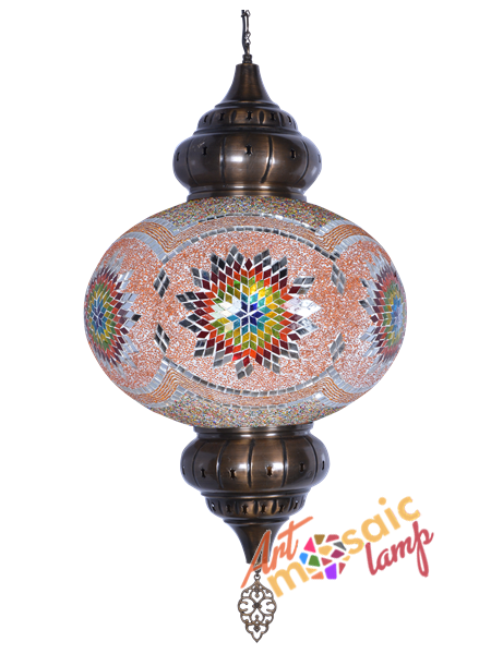 Single Pendant Mosaic Lamp 42001-2 Single Pendant Mosaic Lamp 42001