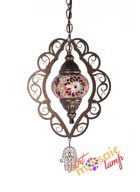 Turkish Hanging Mosaic Lamp 10005-2 Turkish Hanging Mosaic Lamp 10005