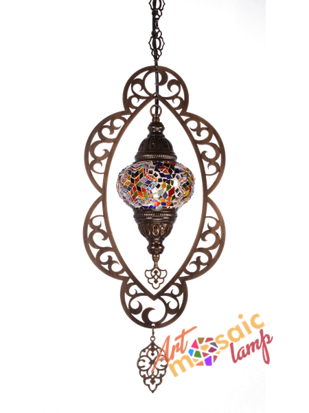 Turkish Hanging Mosaic Lamp 13005-2 Turkish Hanging Mosaic Lamp 13005