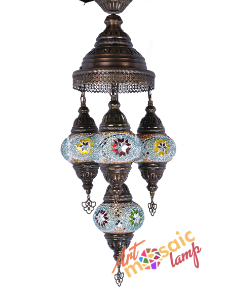 Classic Mocaic Chandelier 13104-XK-2 Classic Mocaic Chandelier 13104-XK