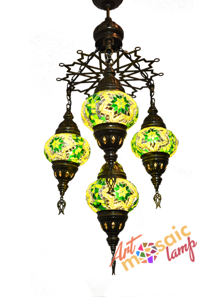 Classic Mocaic Chandelier 13104-XL-2 Classic Mocaic Chandelier 13104-XL