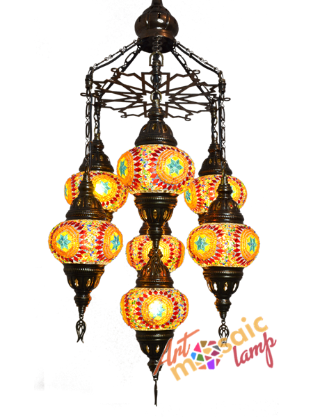 Classic Mocaic Chandelier 13107-XL-2 Classic Mocaic Chandelier 13107-XL