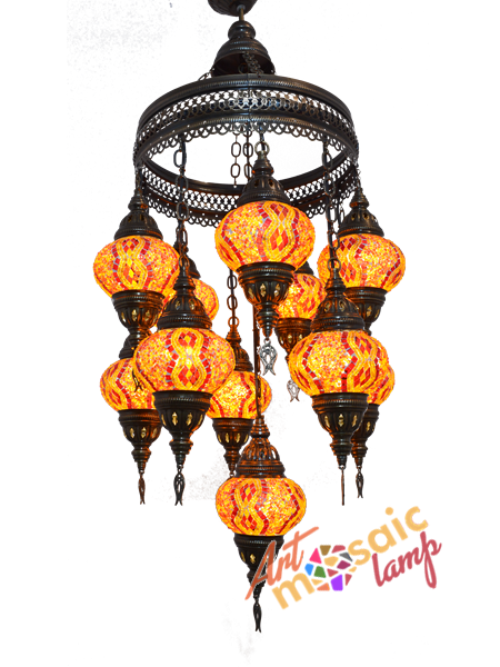 Classic Mocaic Chandelier 13111-XA-2 Classic Mocaic Chandelier 13111-XA