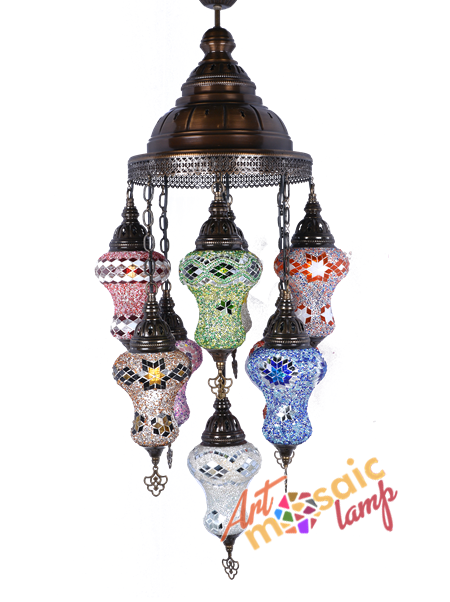 Classic Mocaic Chandelier 16009-XK-2 Classic Mocaic Chandelier 16009-XK