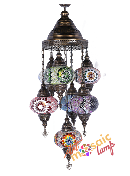 Classic Mocaic Chandelier 17107-XK-2 Classic Mocaic Chandelier 17107-XK