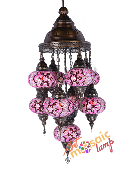 Classic Mocaic Chandelier 17109-XK-2 Classic Mocaic Chandelier 17109-XK