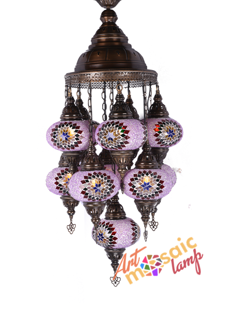 Classic Mocaic Chandelier 17111-XK-2 Classic Mocaic Chandelier 17111-XK