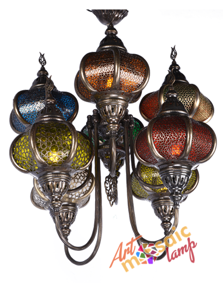 Classic Moroccan Chandelier 21008-XU-2 Classic Moroccan Chandelier 21008-XU