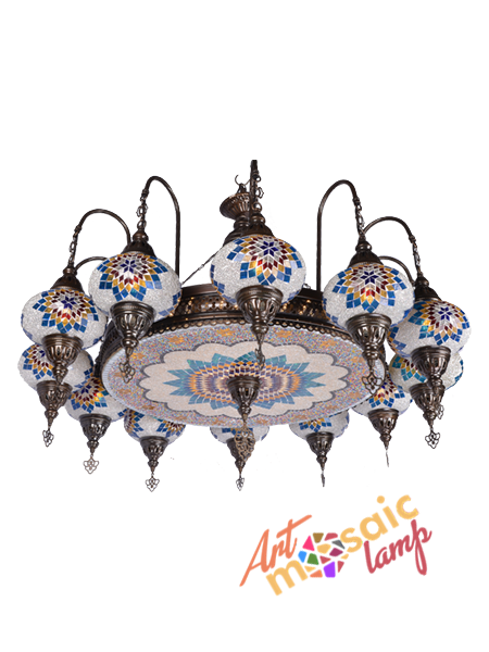 Living Room Mosaic Chandeliers 17012-QP-3 Living Room Mosaic Chandeliers 17012-QP