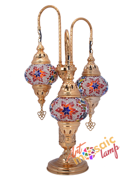 Mosaic Lampshade Gold Color 13230-G-2 Mosaic Lampshade Gold Color 13230-G