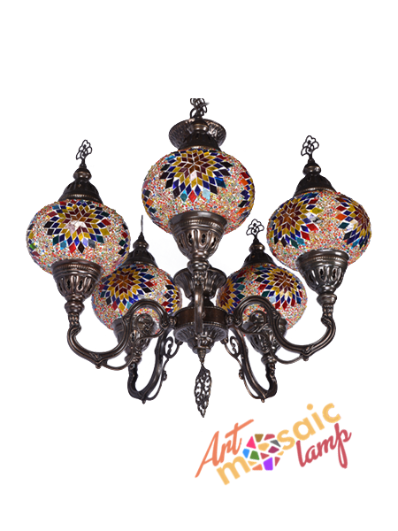 Mosaic Otantic Chandelier 17005-KU-3 Mosaic Otantic Chandelier 17005-KU