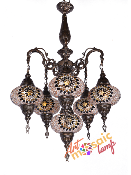 Mosaic Otantic Chandelier 1707-KA-1 Mosaic Otantic Chandelier 1707-KA