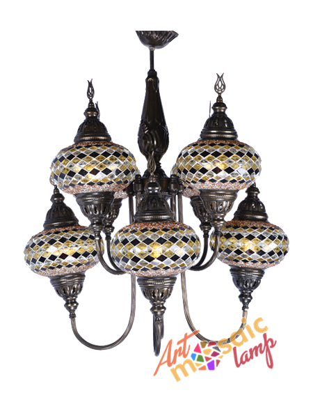 Mosaic Otantic Chandelier 1708-XU-1 Mosaic Otantic Chandelier 1708-XU