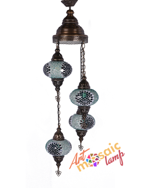 Mosaic Spiral Chandelier 17104-SK-2 Mosaic Spiral Chandelier 17104-SK