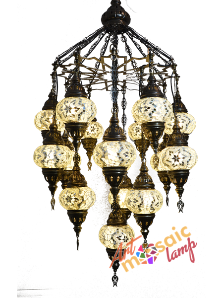 Palace Mosaic Chandeliers 13116-XL-2 Palace Mosaic Chandeliers 13116-XL